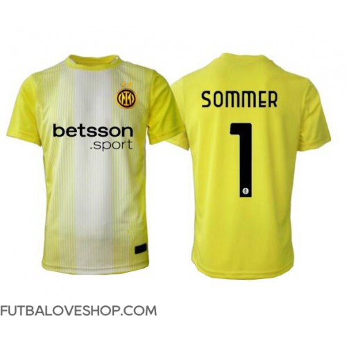 Dres Inter Milan Yann Sommer #1 Brankarsky Preč 2025-26 Krátky Rukáv